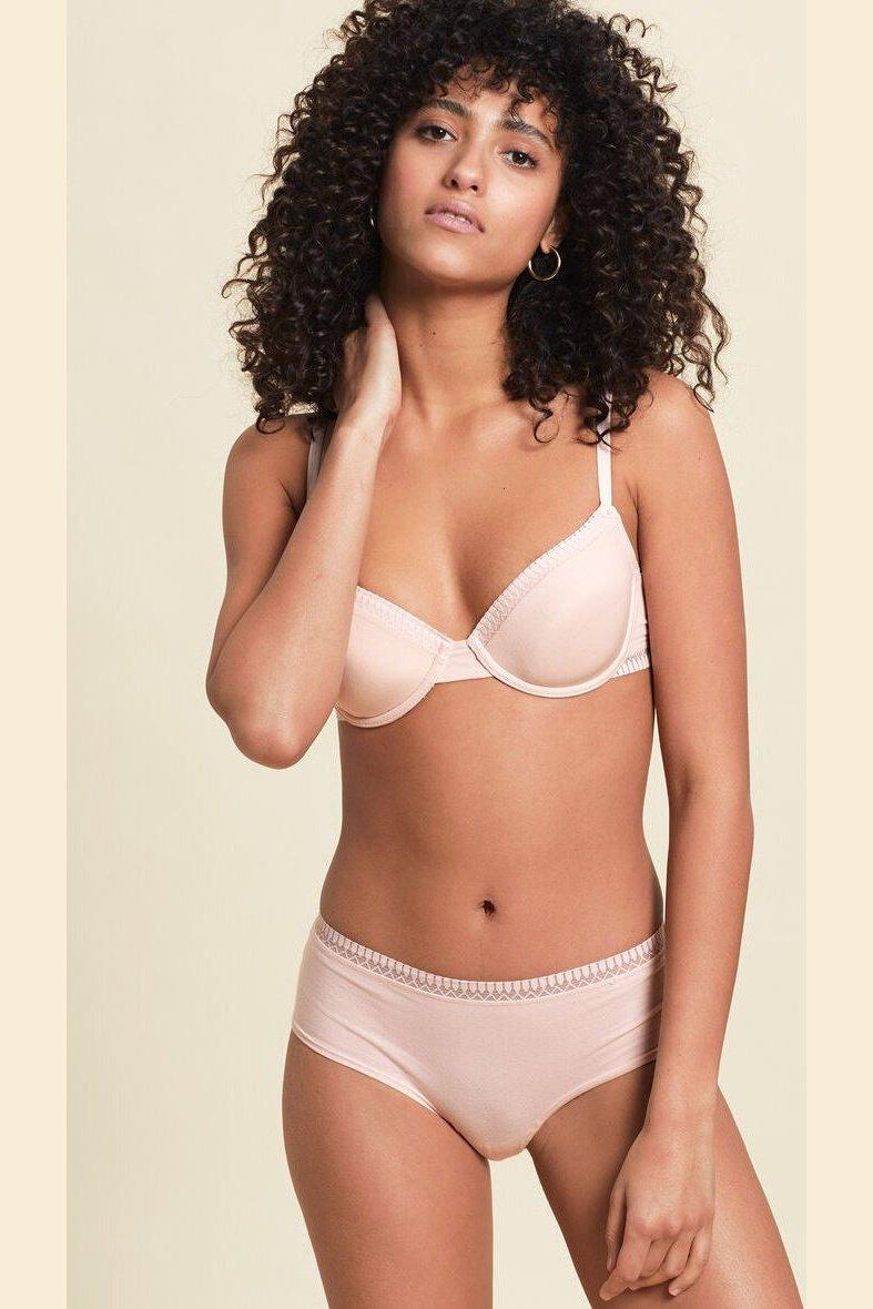 ETAM - בוקסרון כותנה HAPPILY ורוד פודרה - MASHBIR//365