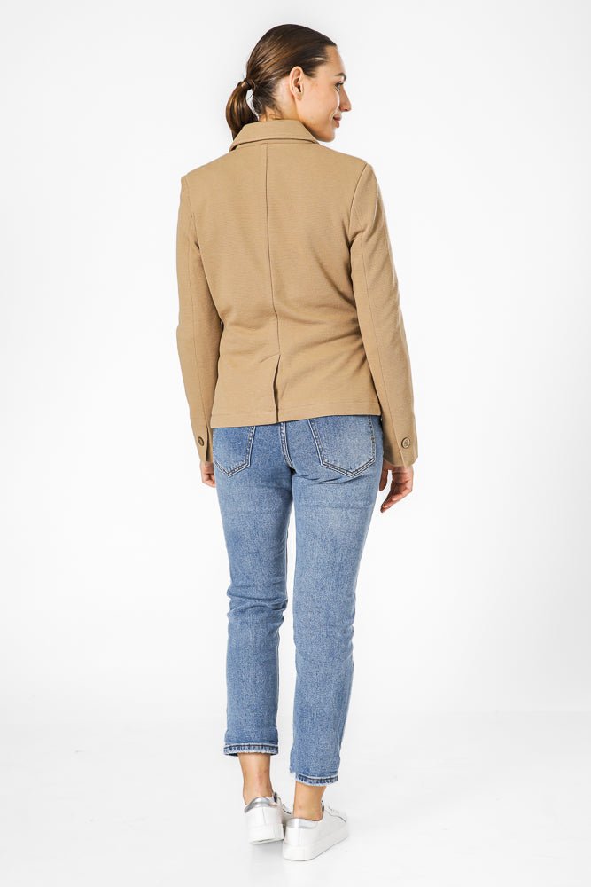 KENNETH COLE - CAMEL בלייזר סריג - MASHBIR//365