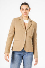 KENNETH COLE - CAMEL בלייזר סריג - MASHBIR//365