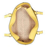 תיק נשיאה עם לוגו בצבע צהוב - MASHBIR//365