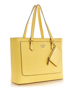 תיק נשיאה עם לוגו בצבע צהוב - MASHBIR//365