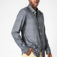 KENNETH COLE - CHARCOAL חולצת במבוק לייקרה משובצת - MASHBIR//365 - 4