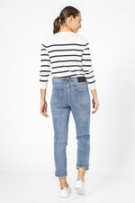 קרדיגן פסים בצבע קרם | קנת קול