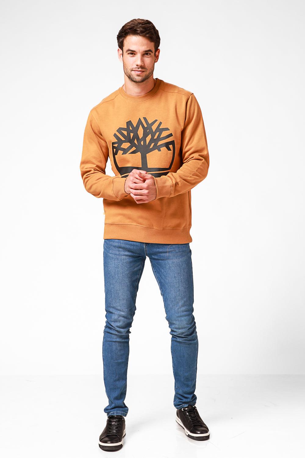 TIMBERLAND - CREW סווטשירט צבע חרדל - MASHBIR//365
