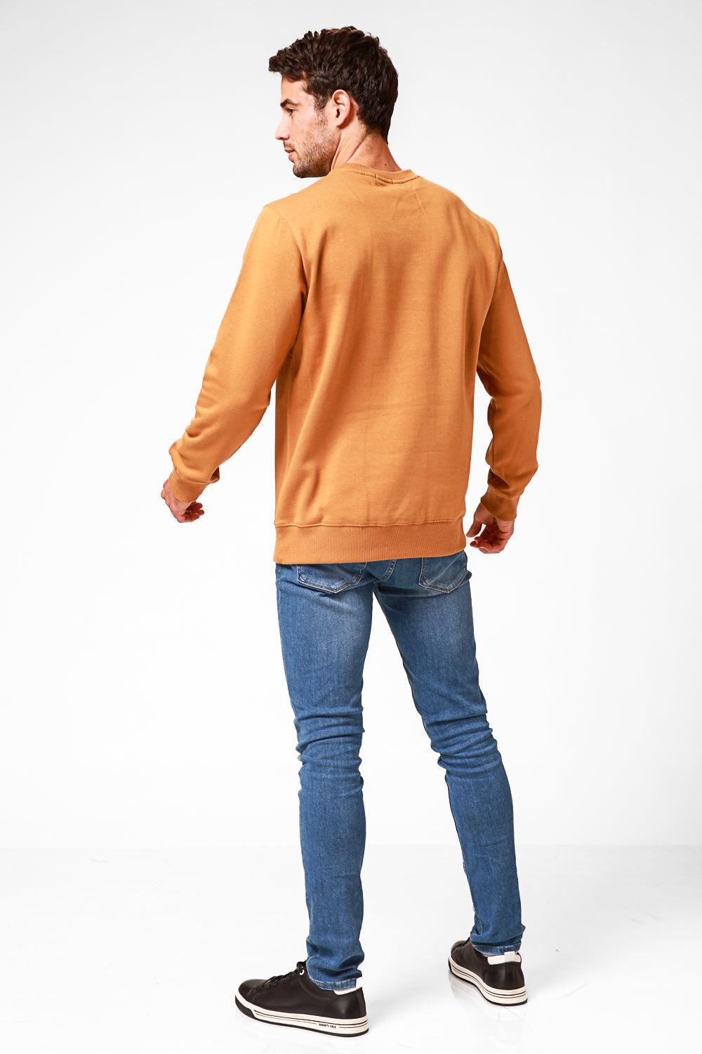 TIMBERLAND - CREW סווטשירט צבע חרדל - MASHBIR//365