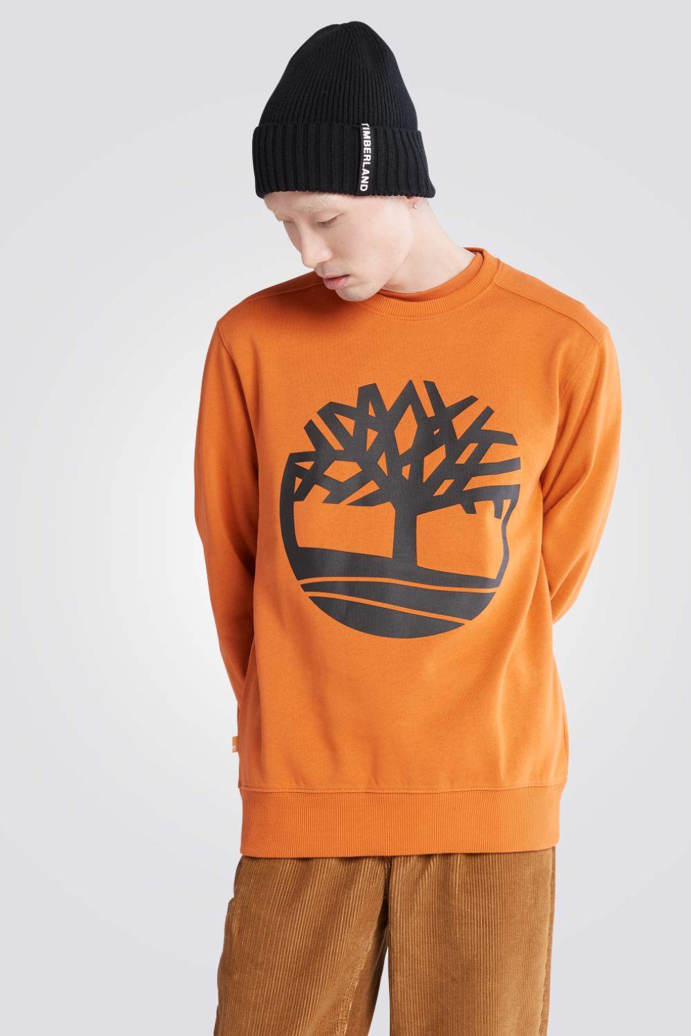 TIMBERLAND - CREW סווטשירט צבע כתום - MASHBIR//365