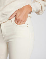 ג'ינס PETRA סקיני גזרה נמוכה שמנת' - MASHBIR//365