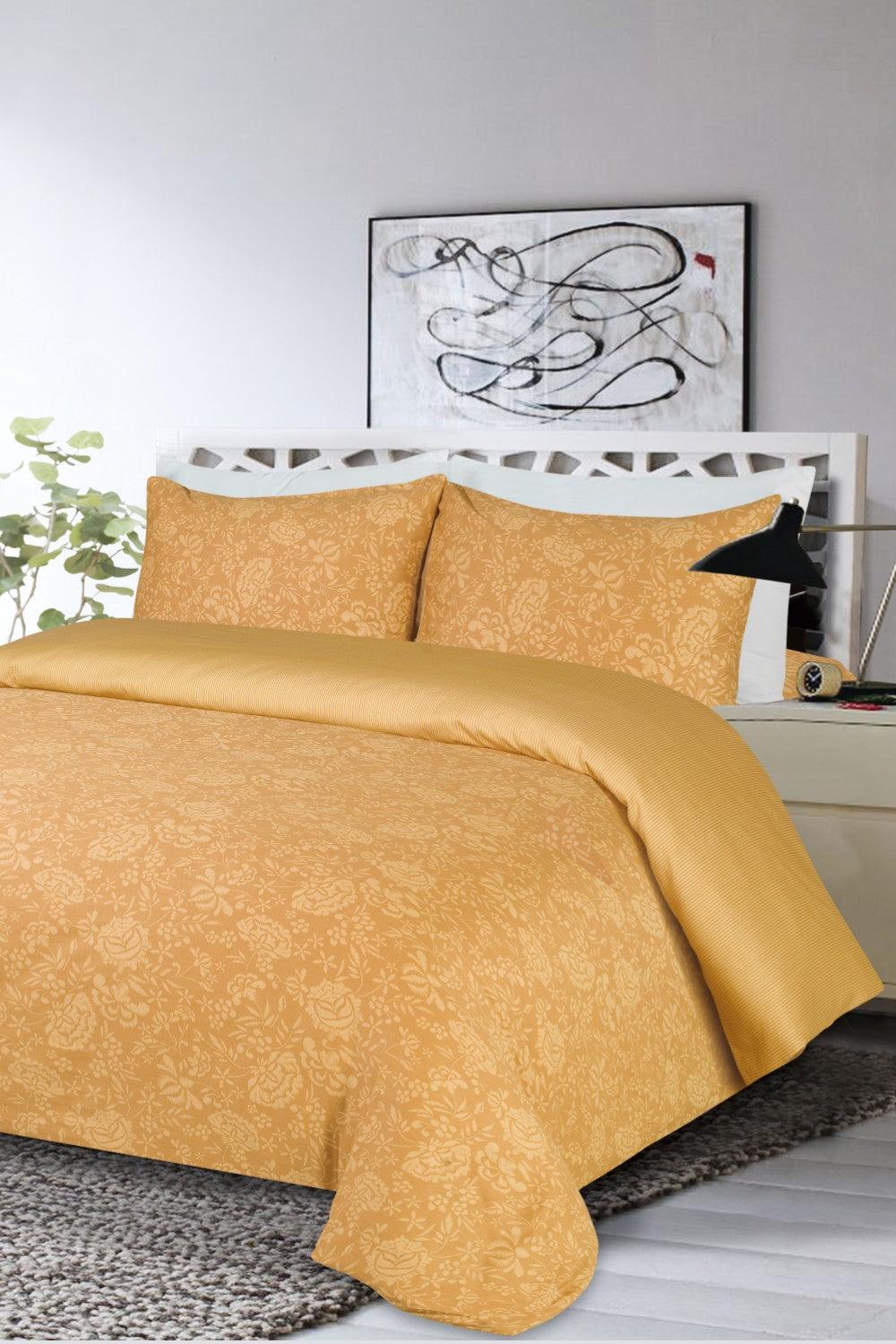 סט מצעים זוגי 5 חלקים 160/200 ס"מ כותנה סאטן Damask - MASHBIR//365