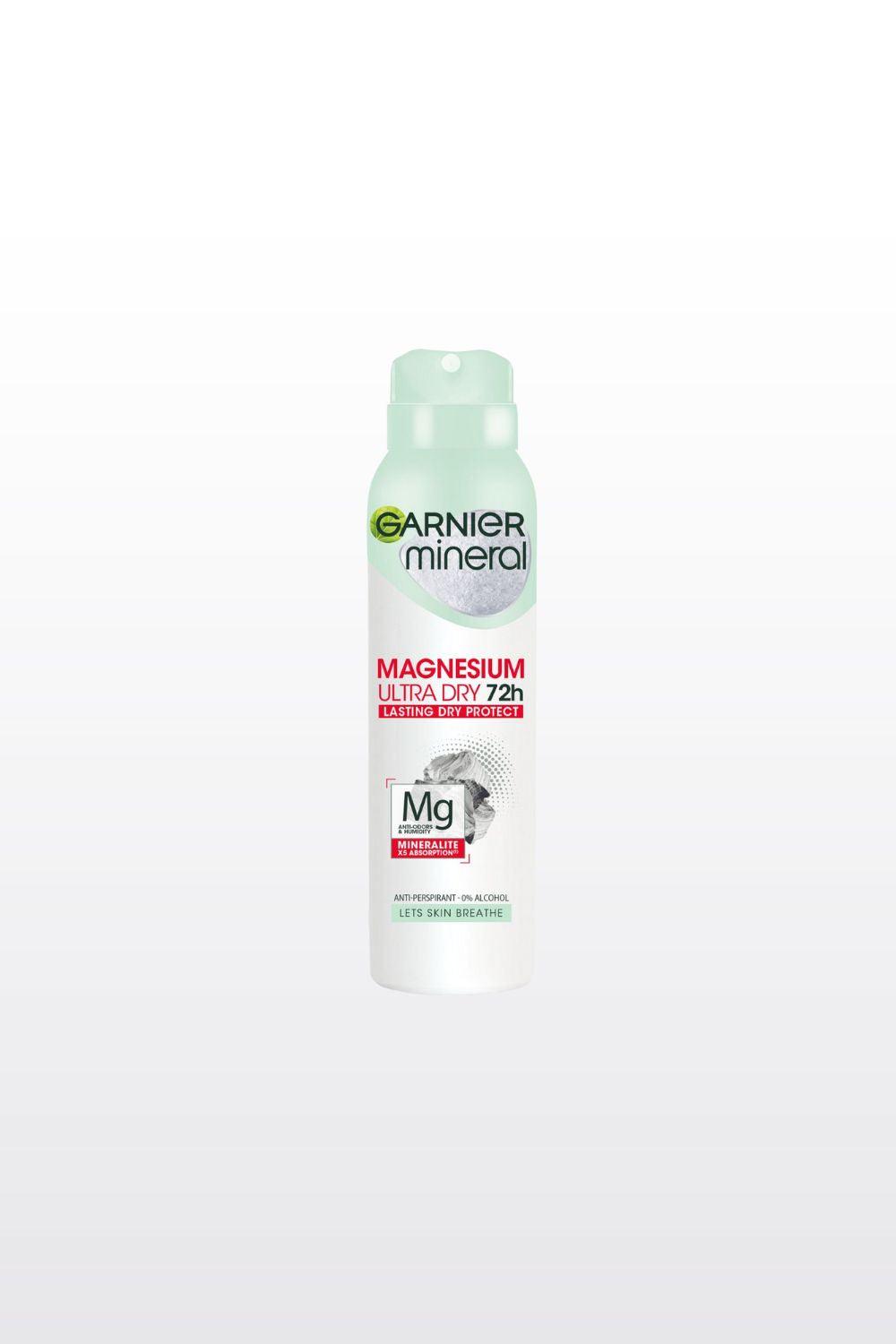 Garnier - דאודורנט ספריי מגנזיום אולטרה דריי 150 מ"ל - MASHBIR//365