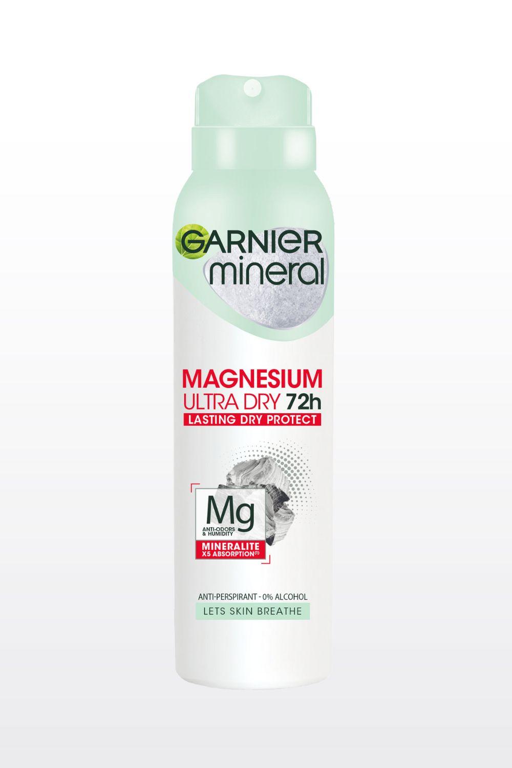 Garnier - דאודורנט ספריי מגנזיום אולטרה דריי 150 מ"ל - MASHBIR//365