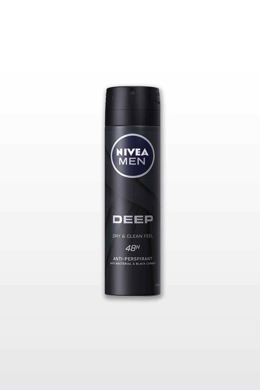 NIVEA - DEEP DRY דאודורנט ספריי לגבר 150 מ"ל - MASHBIR//365