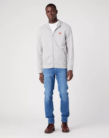 סווטשירט עם רוכסן בצבע אפור - MASHBIR//365