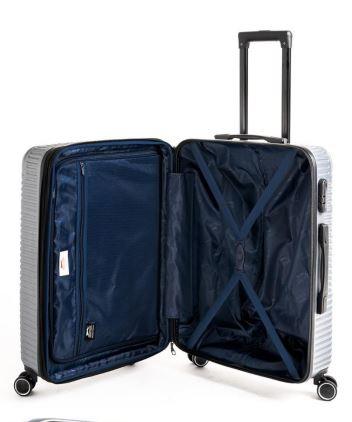 מזוודה טרולי עלייה למטוס 20'' בצבע אפור - MASHBIR//365