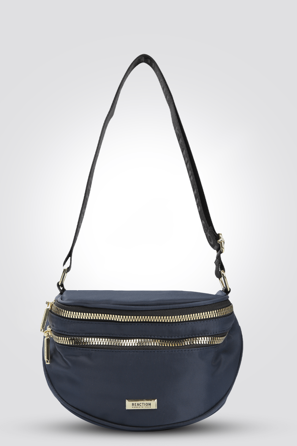 KENNETH COLE - פאוץ' עם רוכסן והדפס לוגו - MASHBIR//365