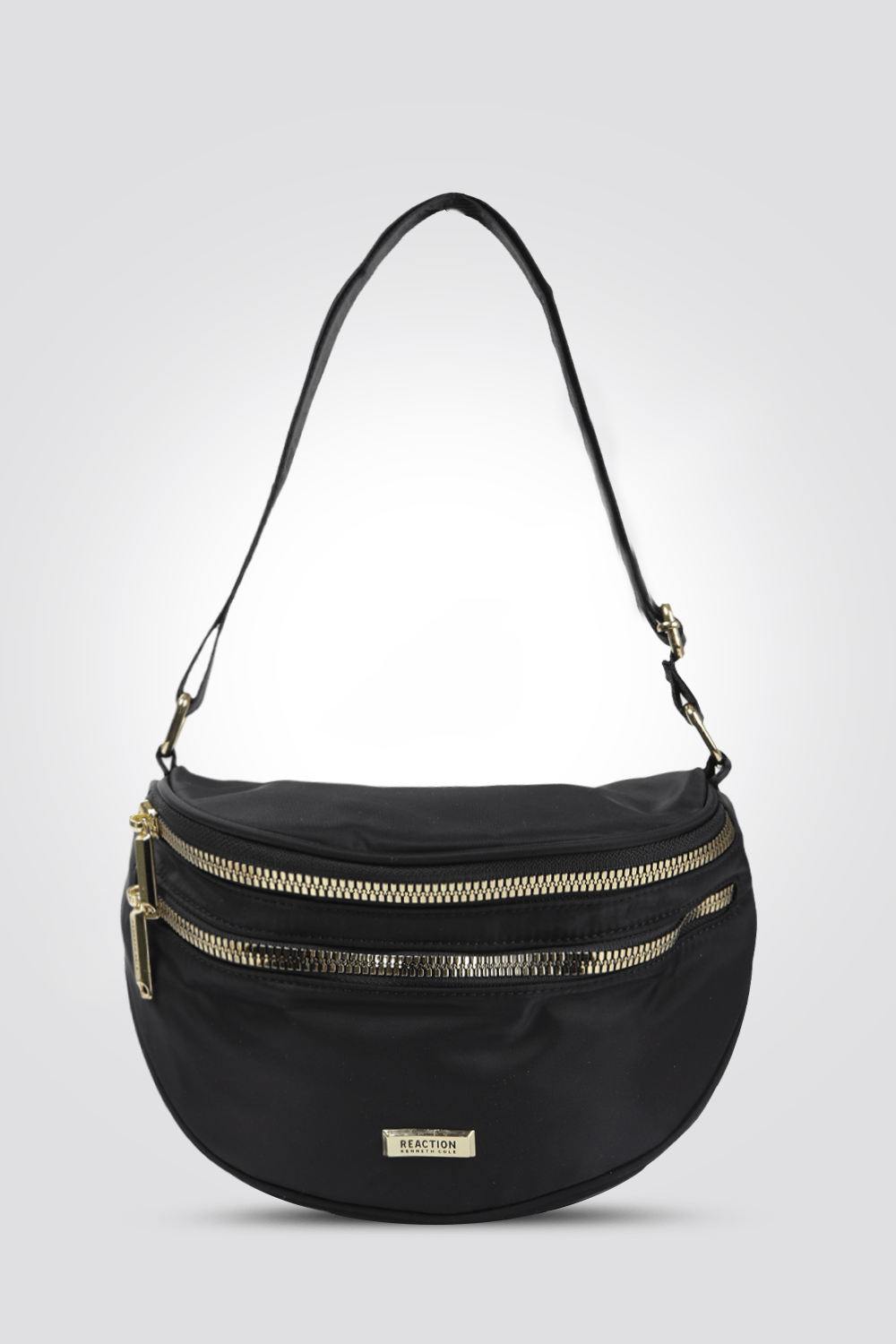 KENNETH COLE - פאוץ' עם רוכסן והדפס לוגו - MASHBIR//365