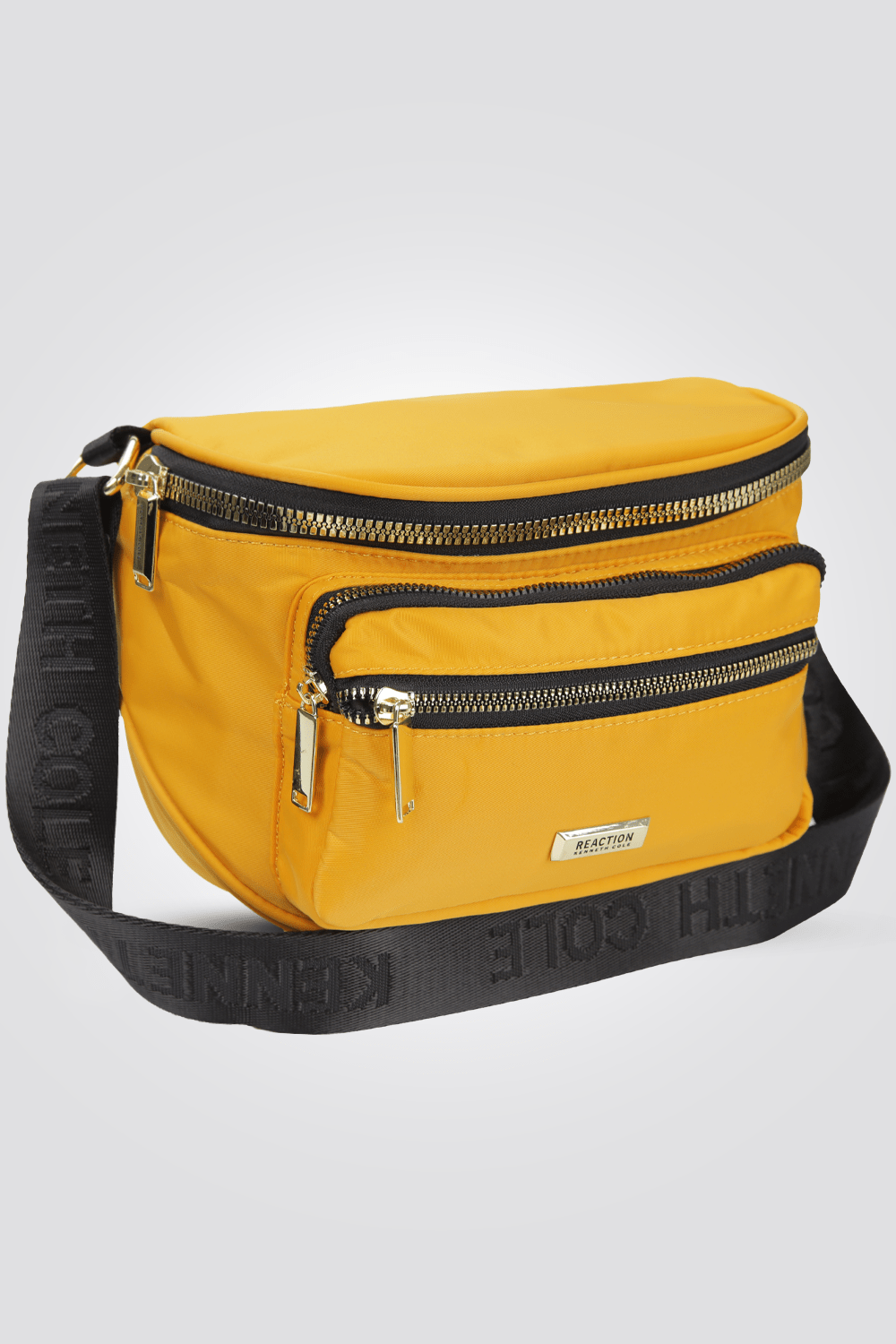 KENNETH COLE - פאוץ' עם רוכסן והדפס לוגו - MASHBIR//365