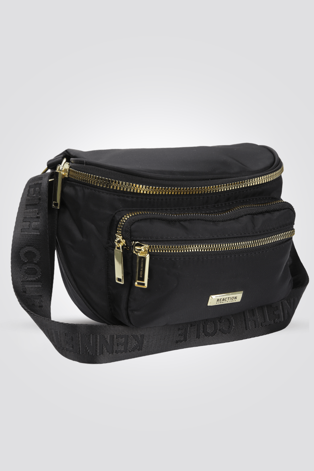 KENNETH COLE - פאוץ' עם רוכסן והדפס לוגו - MASHBIR//365