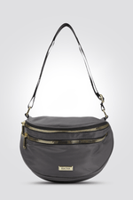 KENNETH COLE - פאוץ' עם רוכסן והדפס לוגו - MASHBIR//365