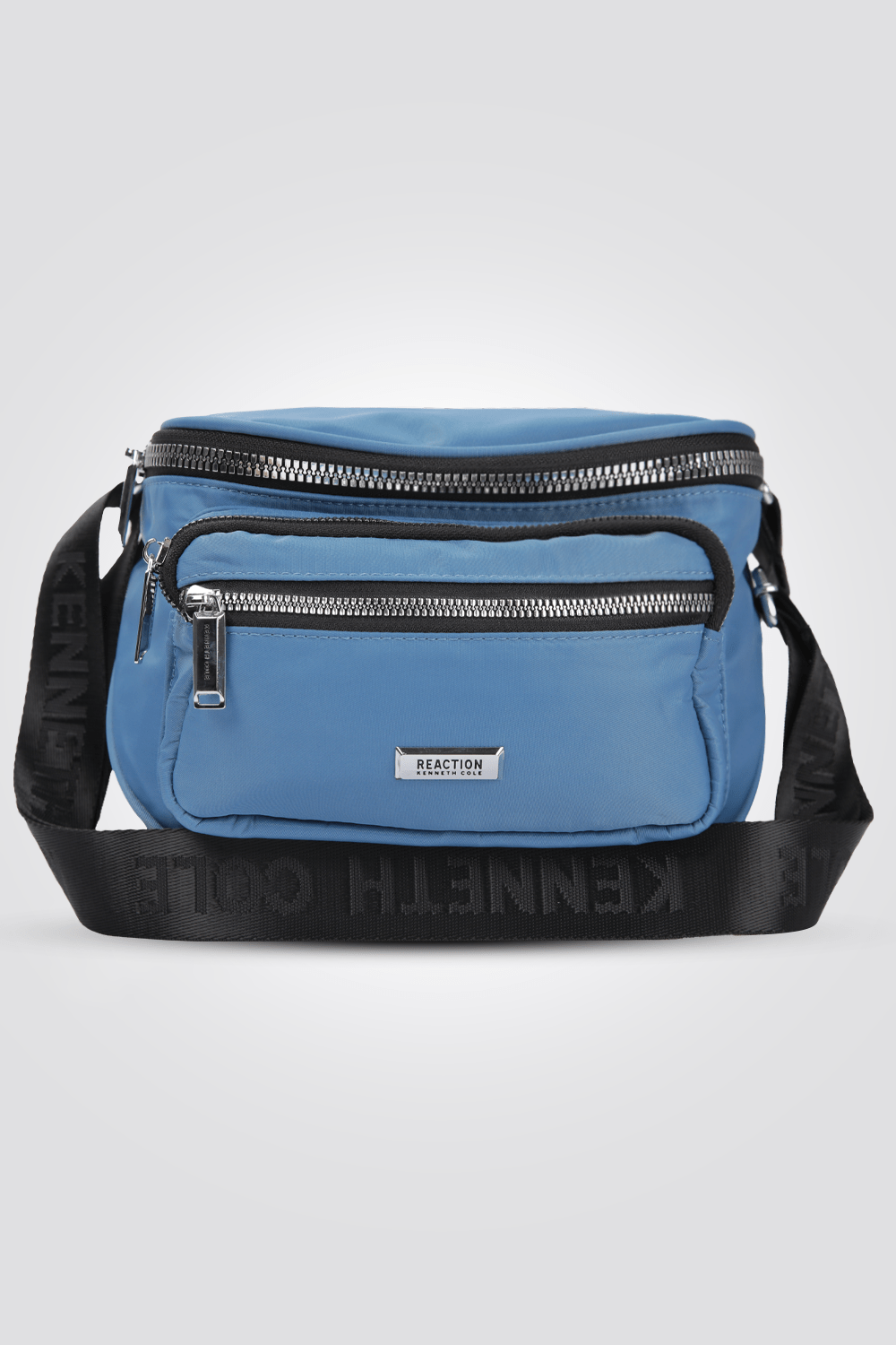 KENNETH COLE - פאוץ' עם רוכסן והדפס לוגו - MASHBIR//365