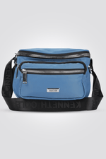 KENNETH COLE - פאוץ' עם רוכסן והדפס לוגו - MASHBIR//365