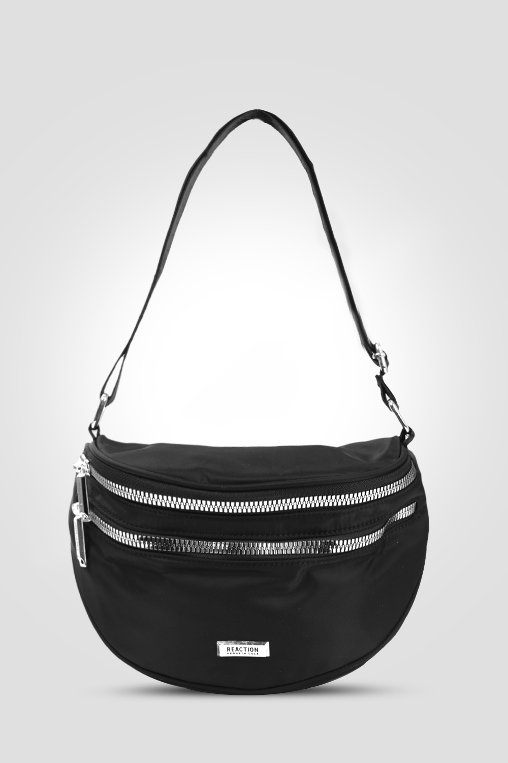 KENNETH COLE - פאוץ' עם רוכסן והדפס לוגו - MASHBIR//365