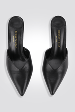 KENNETH COLE - כפכף עקב 8 ס"מ בצבע שחור - MASHBIR//365