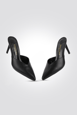 KENNETH COLE - כפכף עקב 8 ס"מ בצבע שחור - MASHBIR//365