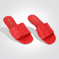 KENNETH COLE - כפכף ממותג KC בצבע אדום - MASHBIR//365 - 2