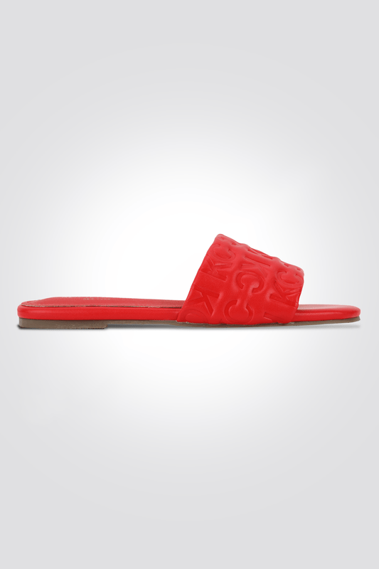 KENNETH COLE - כפכף ממותג KC בצבע אדום - MASHBIR//365