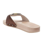 Scholl - כפכף PESCURA FLAT LEA בצבע חום - MASHBIR//365