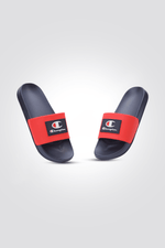 CHAMPION - כפכף סלייד לגבר בצבע כחול ואדום - MASHBIR//365