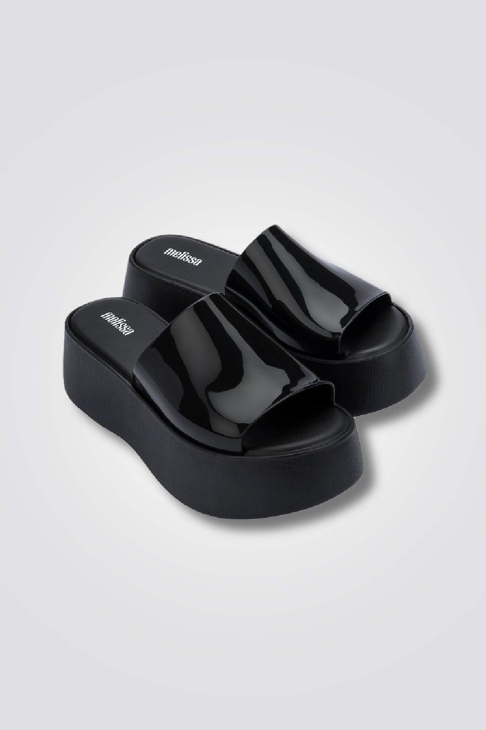 MELISSA - כפכפי פלטפורמה BECKY שחור - MASHBIR//365