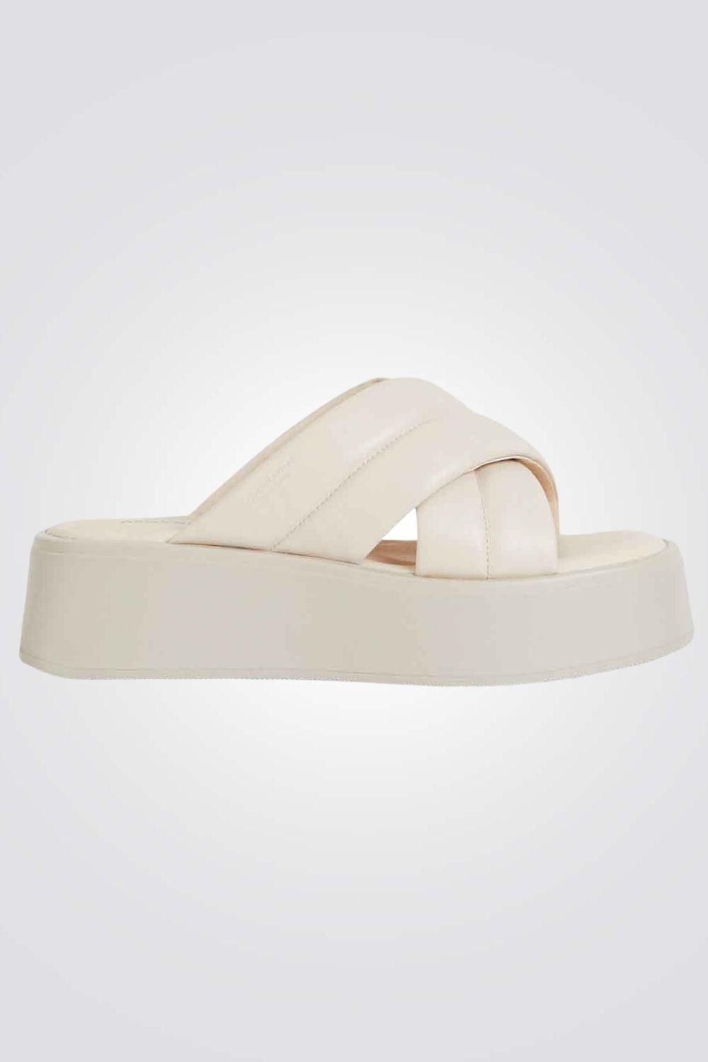 VAGABOND - כפכפי פלטפורמה COURTNEY בצבע קרם - MASHBIR//365