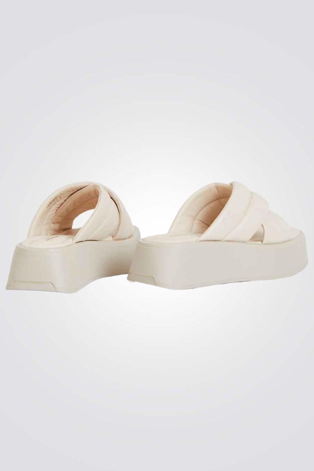 VAGABOND - כפכפי פלטפורמה COURTNEY בצבע קרם - MASHBIR//365