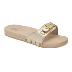 Scholl - כפכפי עץ PESCURA בצבע זהב - MASHBIR//365