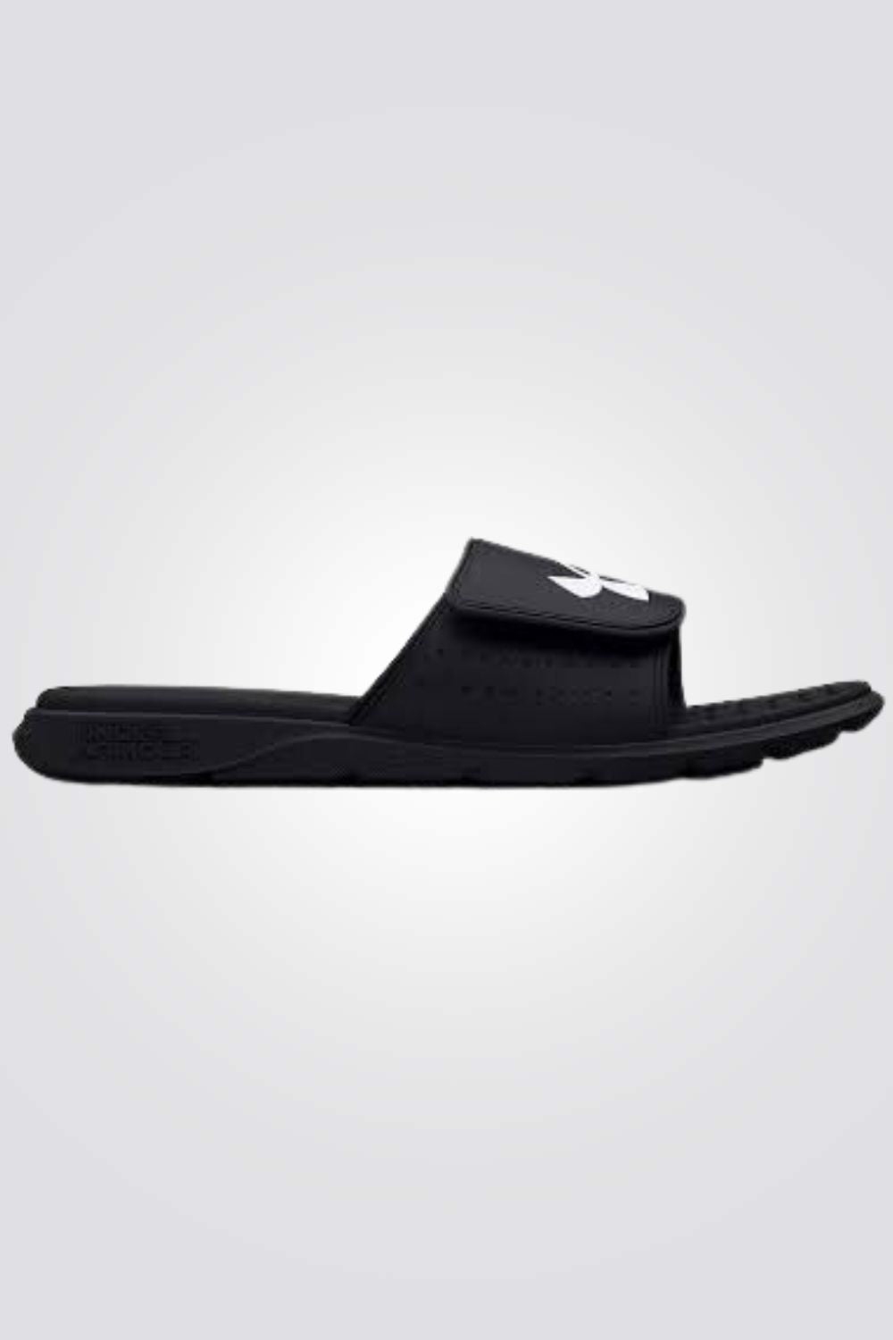 UNDER ARMOUR - כפכפי סלייד לגברים Ignite Pro בצבע שחור ולבן - MASHBIR//365