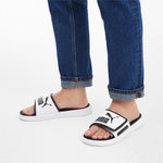 PUMA - כפכפי סלייד ROYALCAT COMFORT בצבע לבן - MASHBIR//365