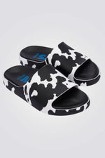 MELISSA - כפכפים CLOUD SLIDE + SIMON MI בצבע לבן שחור - MASHBIR//365