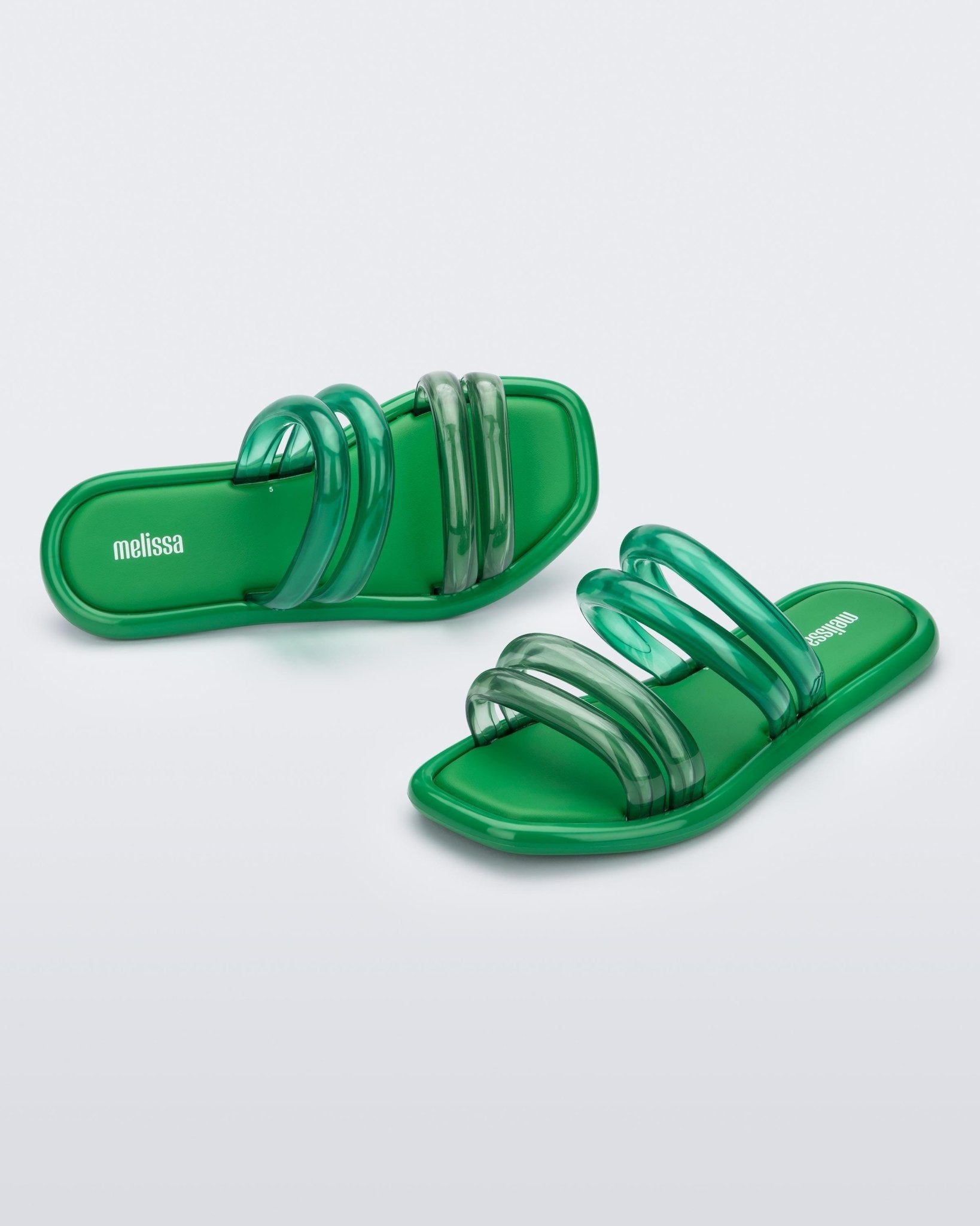 MELISSA - כפכפים לנשים AIRBUBBLE בצבע ירוק - MASHBIR//365