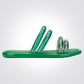 MELISSA - כפכפים לנשים AIRBUBBLE בצבע ירוק - MASHBIR//365 - 1