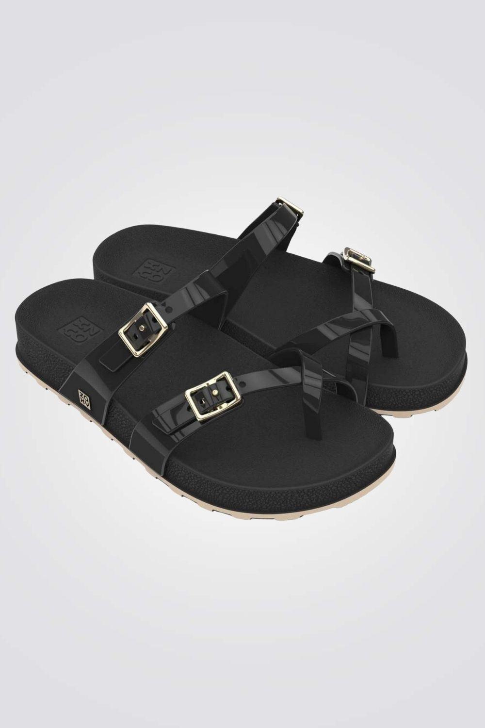 ZAXY - כפכפים לנשים SMART SLIDE בצבע שחור - MASHBIR//365