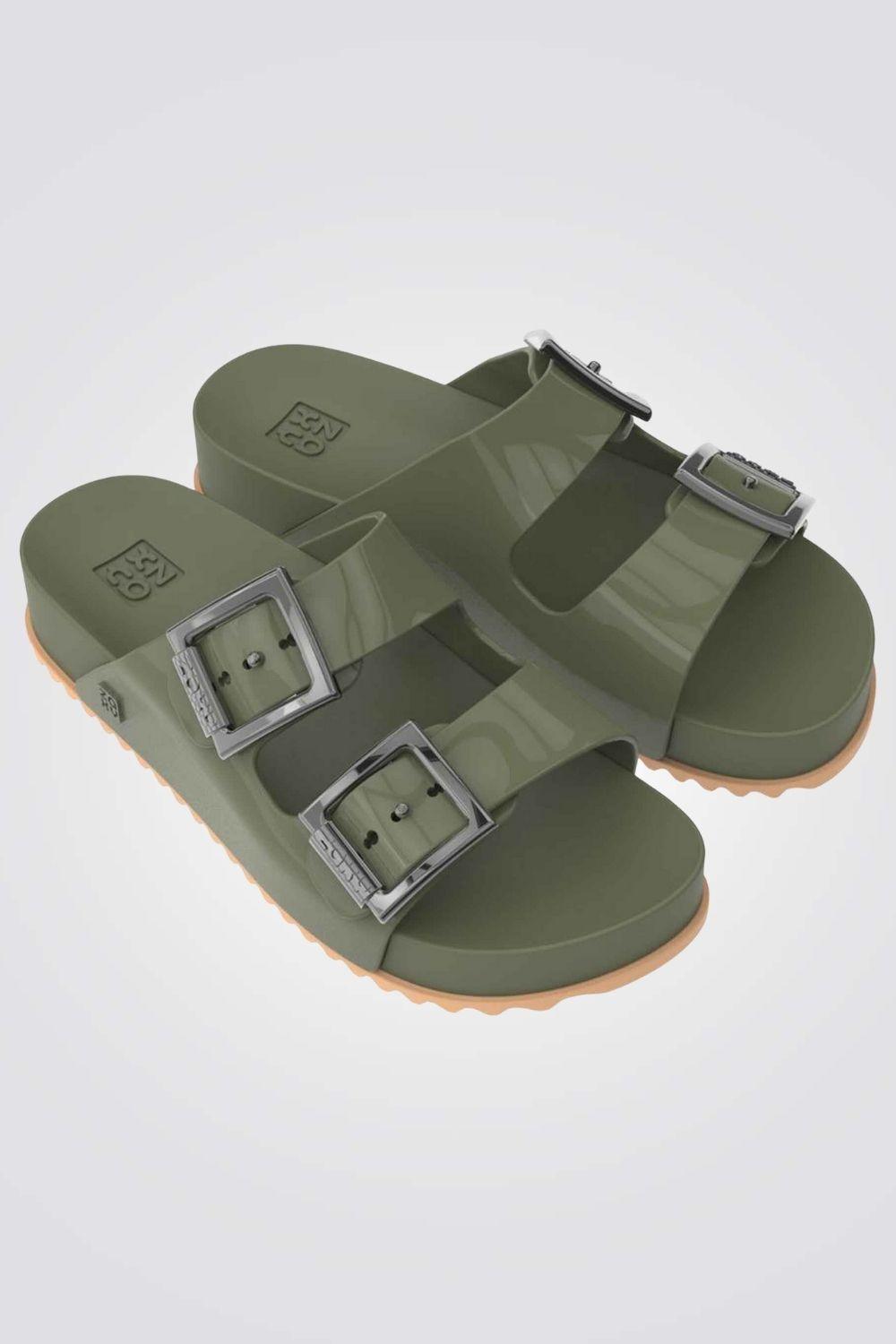 ZAXY - כפכפים לנשים ZAXY PARTNER בצבע זית - MASHBIR//365