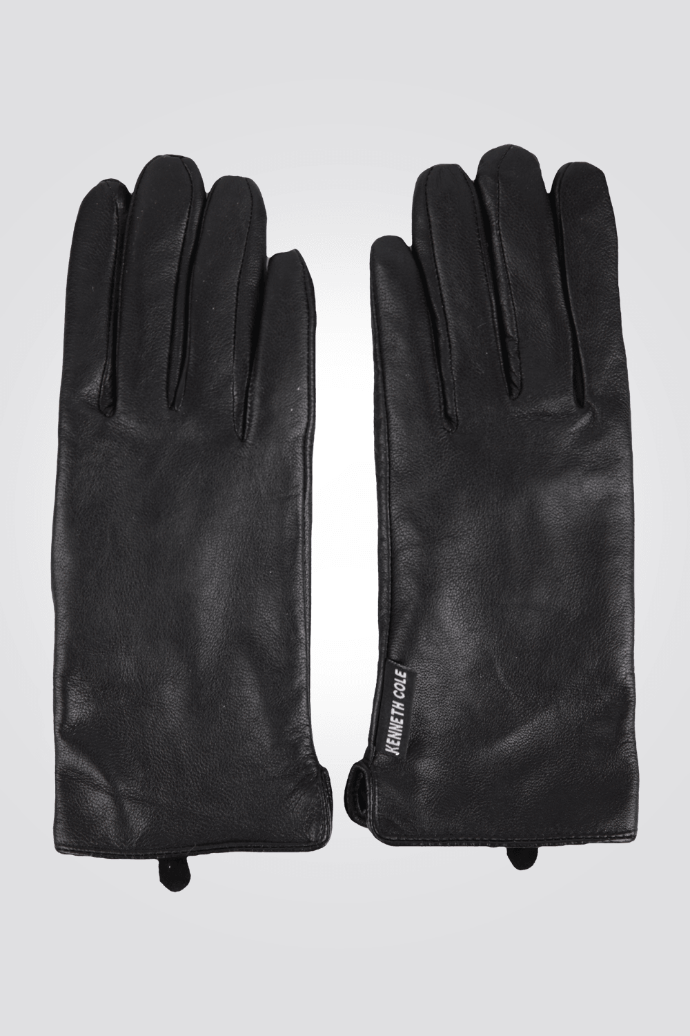 KENNETH COLE - כפפות עור לנשים בצבע שחור - MASHBIR//365