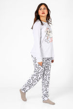 BONITA DE MAS - פיג'מה פיפה יפיפייה אינטרלוק בצבע אפור - MASHBIR//365