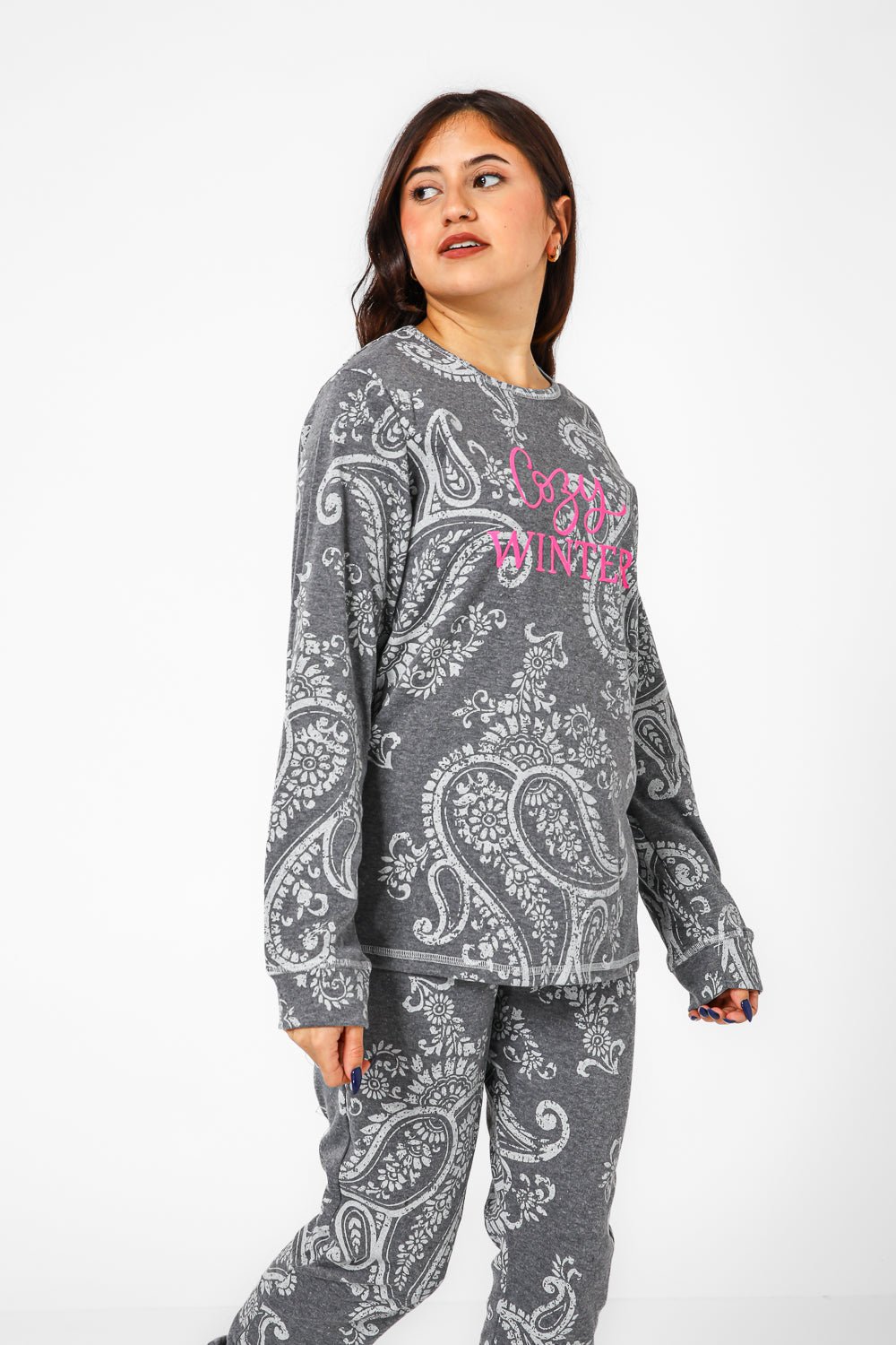 BONITA DE MAS - פיג'מה פייזלי אינטרלוק - MASHBIR//365