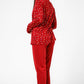 BONITA DE MAS - פיג'מה לבבות אינטרלוק בצבע אדום - MASHBIR//365 - 3