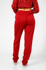 BONITA DE MAS - פיג'מה לבבות אינטרלוק בצבע אדום - MASHBIR//365