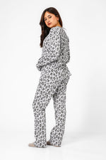 BONITA DE MAS - פיג'מה מנומרת כותנה בצבע אפור - MASHBIR//365