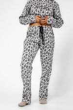 BONITA DE MAS - פיג'מה מנומרת כותנה בצבע אפור - MASHBIR//365