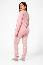 BONITA DE MAS - פיג'מה סנופי אינטרלוק בצבע ורוד - MASHBIR//365